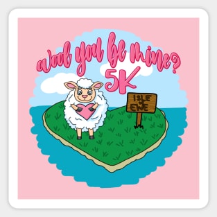 Wool Ewe Be Mine Sticker